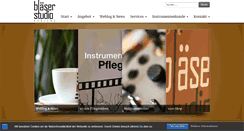 Desktop Screenshot of blaeserstudio.de